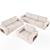 Sydney Sofa & Armchair Set 3D model small image 1