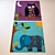 Playful Kids' Rugs: 110x160cm 3D model small image 1