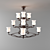 Italian Inspired Luce Gela Chandelier 3D model small image 1