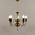 Elegant Crystal Chandelier 3D model small image 1