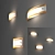 Elegant Crystal Wall Sconce 3D model small image 1