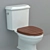 Elegant Jacob Delafon Toilet 3D model small image 1