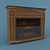 Elegant Avignon Fireplace 3D model small image 1