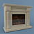 Elegant Edinburgh Fireplace 3D model small image 1