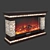 Glenrich Electric Fireplace: Stylish and Efficient 3D model small image 1