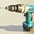 Makita Cordless Screwdriver: Power in Your Hands 3D model small image 1