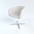 Sleek Smooth Armchair 3D model small image 1