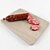 Delicious Deli Sausage Slices 3D model small image 1