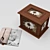 Wooden Photo Keepsake Box 3D model small image 1