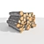 Cozy Fires: Quality Firewood 3D model small image 1