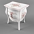 Provincial Bedside Table 3D model small image 1