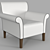 Elegant Architema Lara Chair 3D model small image 1