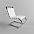 Elegant Art 324 Armchair 3D model small image 1