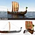 Nordic Voyager: Authentic Viking Longship 3D model small image 1