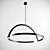 Modern Minimalist Round Ceiling Lamp 3D model small image 1