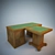 Classic Briefing Table 3D model small image 1