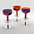 Adjustable Height Ring Stool 3D model small image 1