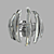 Eglo DRIFTER 89206 Crystal Chrome Pendant 3D model small image 1