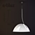 Elegant Pluma Pendant Light 3D model small image 1