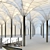 Architectural Glass Roof 3D model small image 1