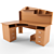 Modern Office Table 3D model small image 1