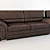 Polar Sofa Set: 3-Seater, Loveseat, Armchair 3D model small image 1