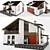 Cozy Retreat: 150 sqm Cottage 3D model small image 1