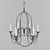 Armonk 6: Elegant Pottery Barn Pendant 3D model small image 1