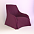 Cozy Comfort Armchair 3D model small image 1