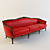 Elegant Turbosmooth Sofa: 2700 x 860 h910mm 3D model small image 1