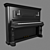 Melodic Masterpiece: Exquisite Grand Piano 3D model small image 1