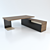 Elegant Executive Desk by Walter Knoll 3D model small image 1