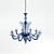 De Majo 7088 - Murano Glass 8-Light Chandelier 3D model small image 1