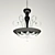 Elegant Orleans Chandelier 3D model small image 1