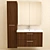 Sleek and Stylish Godmorgon Vanity 3D model small image 1