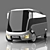 Efficient Commuter Bus 3D model small image 1