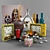 KARE Deluxe Decor Set 3D model small image 1