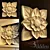 Elegant Palimanan Carving Ornament 3D model small image 1