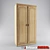 Elburg BM-1441 Oak Wardrobe 3D model small image 1