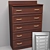 Modern Komod: Stylish Storage Solution 3D model small image 1