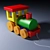 Vintage Toy Locomotive 3D model small image 1