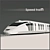 Sleek Speed Train 3D model small image 1