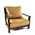 Modern Memory Reproduction Armchair 3D model small image 1