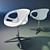 Elegant White Chair: Simply Sophisticated 3D model small image 1