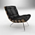 Modern Leather Armchair 3D model small image 1