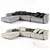 3D HQ Sofa Model 3D model small image 1