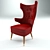 Modern Leather Chair 3D model small image 1