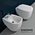 Disegno Weg Bidet & Toilet 3D model small image 1