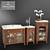 V&B Hommage Bathroom Set 3D model small image 1