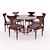 Rodeo Drive: Elegant Dining Set 3D model small image 1